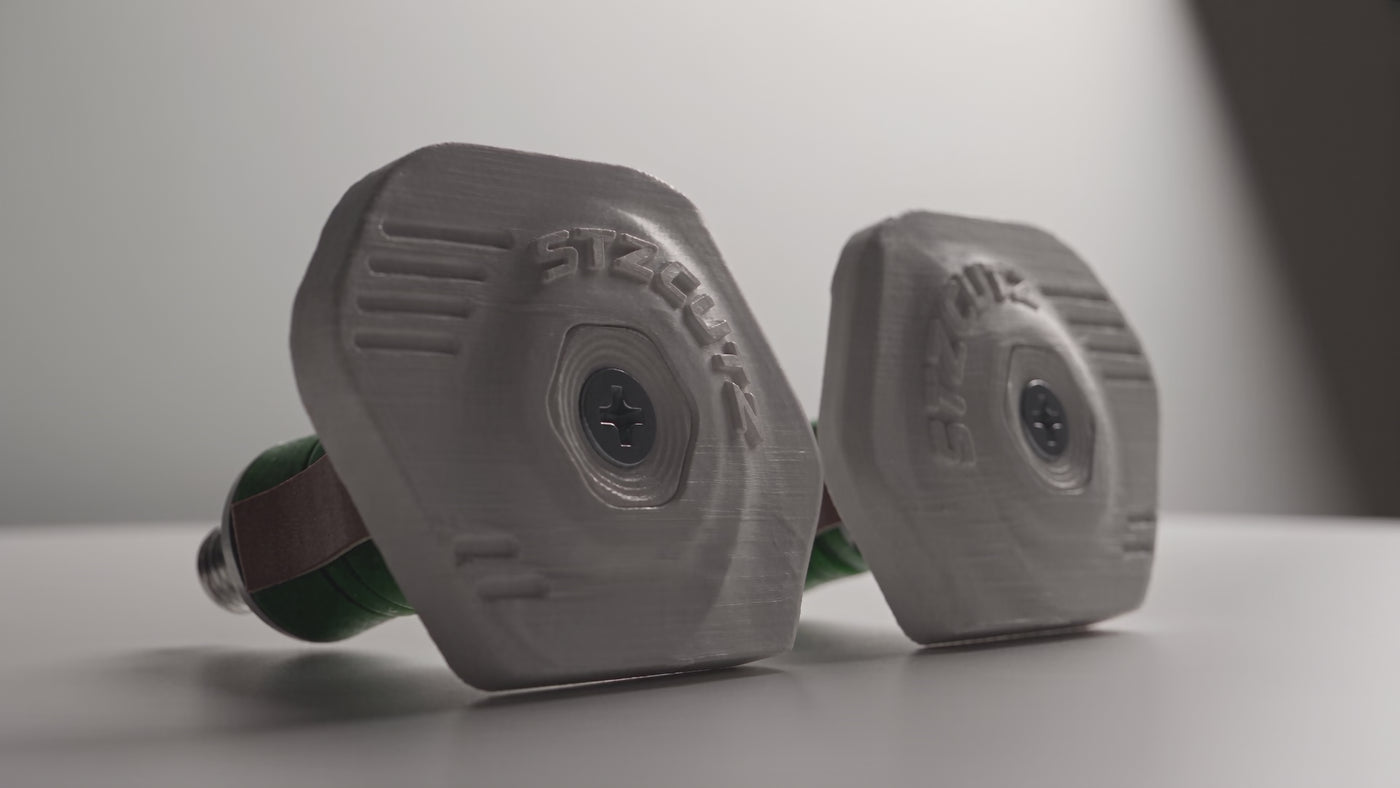 STZ Lock Core white pair studio product reveal